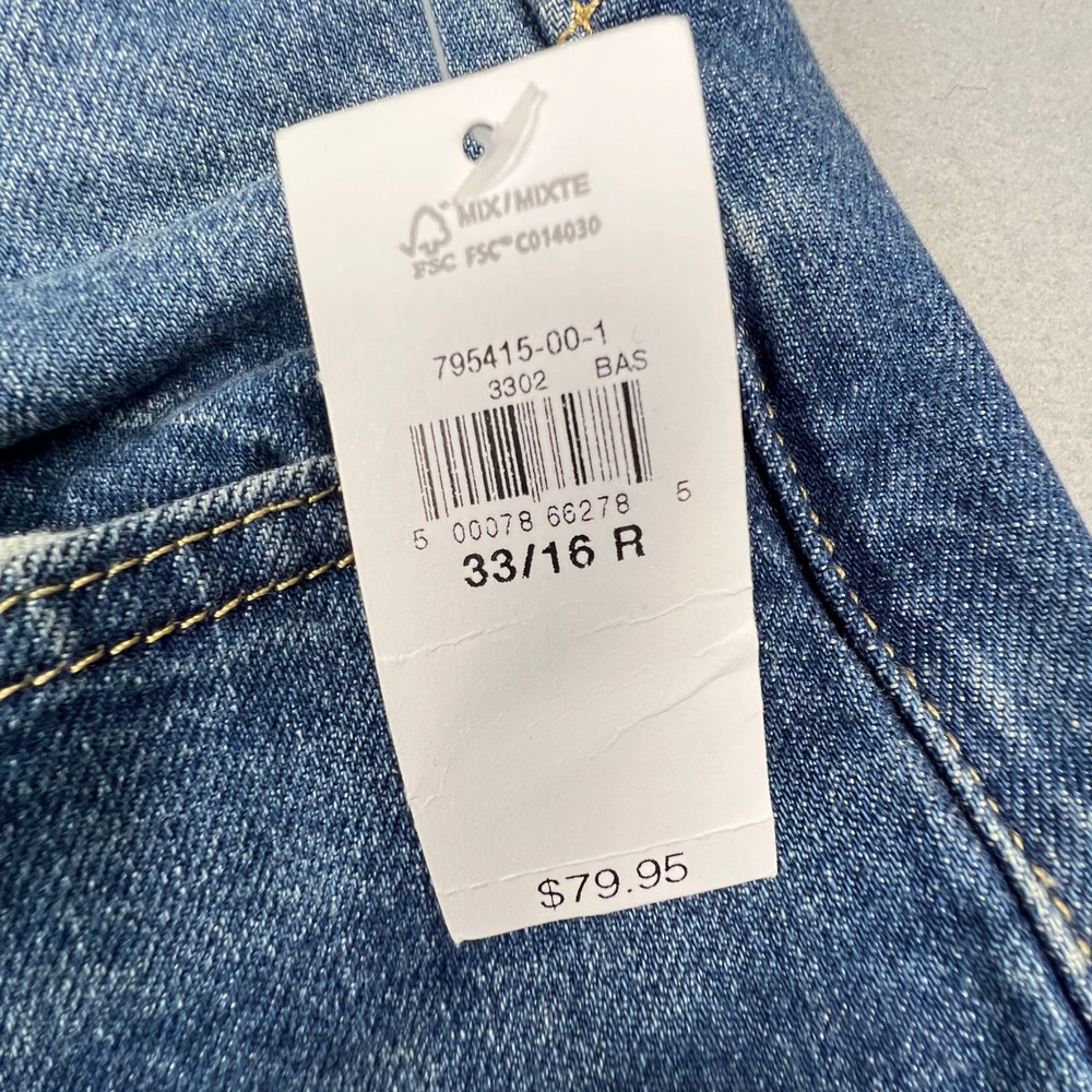 GAP Maternity Jeans Women 16R Blue Full Panel Straight Leg Denim Casual Classic - Picture 12 of 16